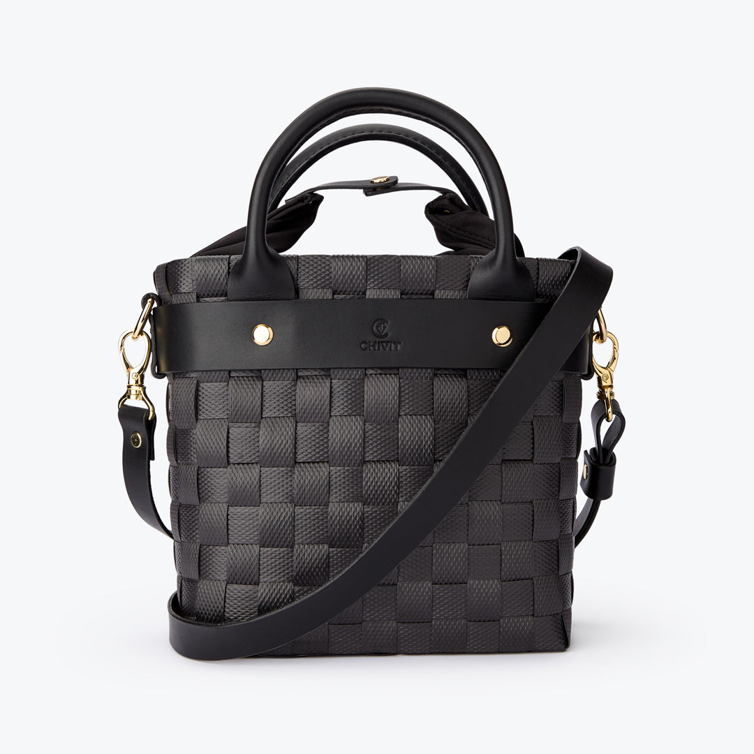 Aperlai Basket Bag / Black