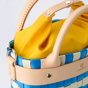 Aperlai Basket Bag / Blue