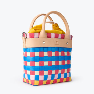 Aperlai Basket Bag / Blue Coral