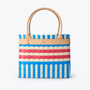 Phellos Basket Bag / Blue