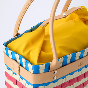 Phellos Basket Bag / Blue