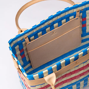 Phellos Basket Bag / Blue