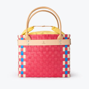 Phellos Basket Bag / Coral